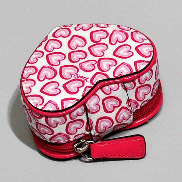 【並行輸入品】 コーチ ジュエリー ケース ポーチ COACH F68448 ハート プリント ジュエリー ポーチ SVWTM ホワイトマルチカラー | COACH | 02