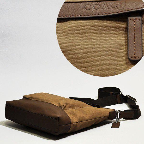 【並行輸入品】 コーチ 斜め掛け ショルダーバッグ メンズ 男女兼用 COACH F70820 GM/KH カムデン キャンバス ジップトップ クロスボディー カーキ | COACH | 04