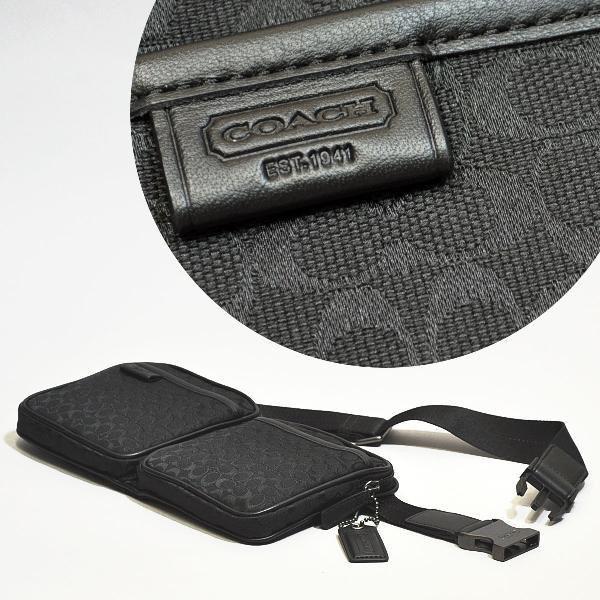 COACH 〈美品〉ウエストポーチ COACH（コーチ） Crossbady Bag ボディバッグ クロスボディ ベルト