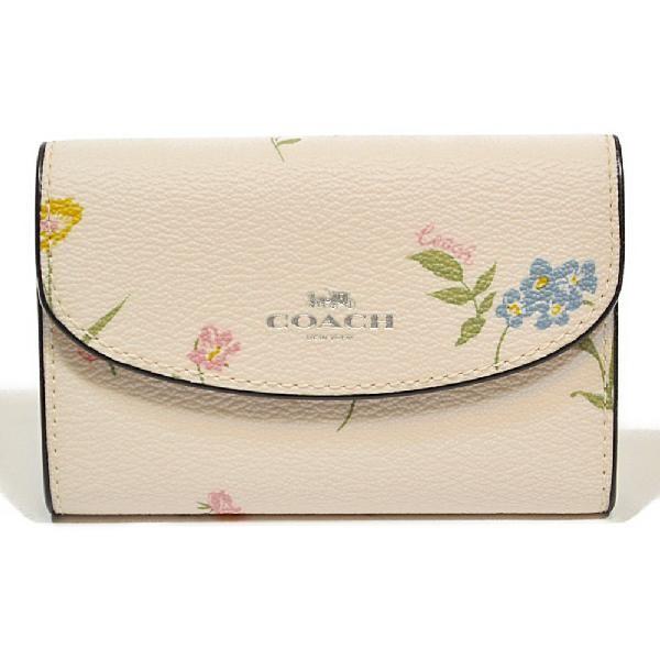 【並行輸入品】 コーチ 財布 キーケース COACH F73354 SVCAH PVC フローラル プリント キーケース チョークマルチカラー | COACH