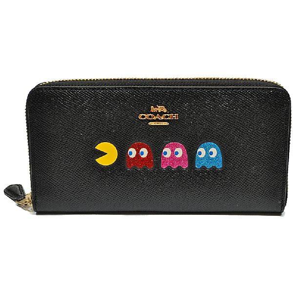 ​【新品未使用】コーチ パックマン コラボ 長財布 F73397 ブラック COACH（コーチ） 【並行輸入品】 財布 長財布 F73397 IMA47 パックマン