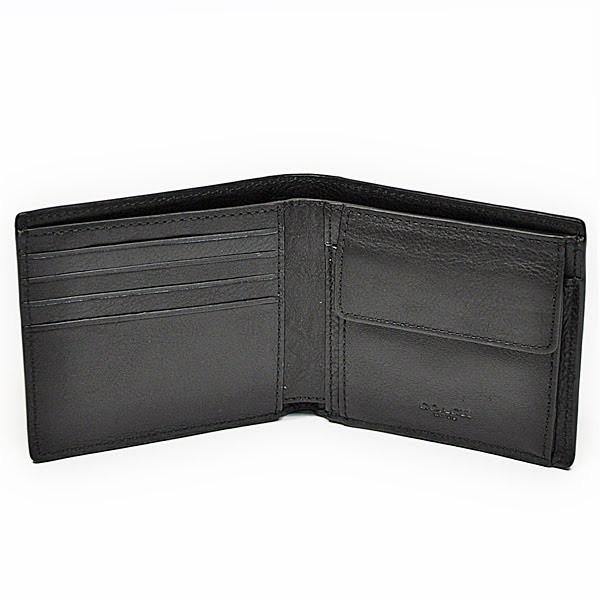 COACH コーチ 財布 折財布 メンズ F75003 BLK カーフ レザー COACH コーチ 財布 折財布 メンズ F75003 BLK カーフ レザー