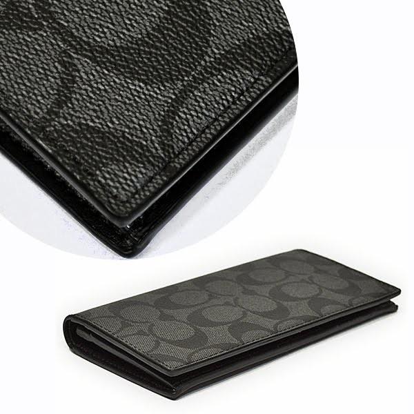 COACH ブラック 長財布 F75013 新品未使用 メンズ COACH ブラック 長財布 F75013 新品未使用 メンズ - メルカリ