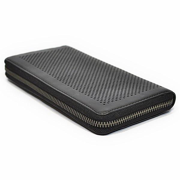 【並行輸入品】 コーチ COACH 財布 長財布 メンズ F75222 BLK パーフォレイテッド レザー アコーディオン ジップアラウンド ファスナー ブラック | COACH | 02