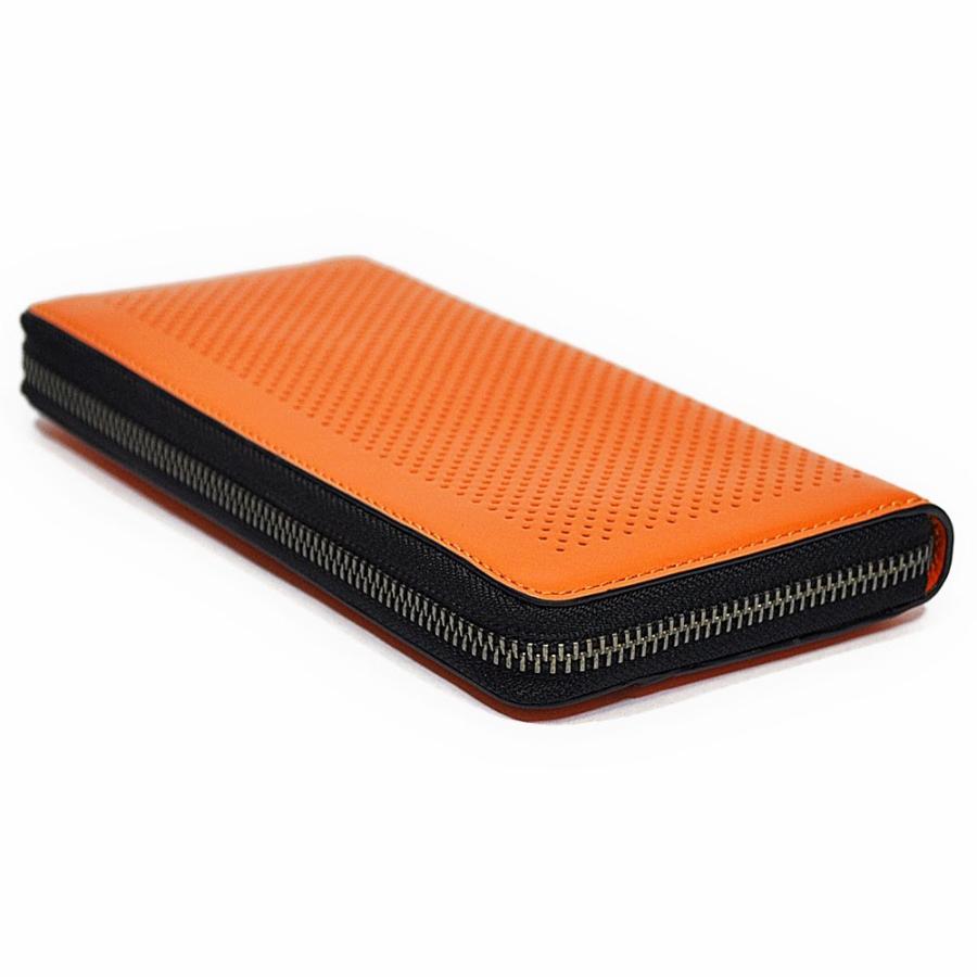 【並行輸入品】 コーチ COACH 財布 長財布 メンズ F75222 ORG パーフォレイテッド レザー アコーディオン ジップアラウンド ファスナー オレンジ | COACH | 02