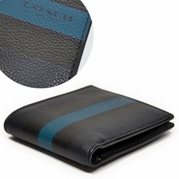 COACH コーチ 財布 折財布 メンズ F75394 BHP ヴァーシティー