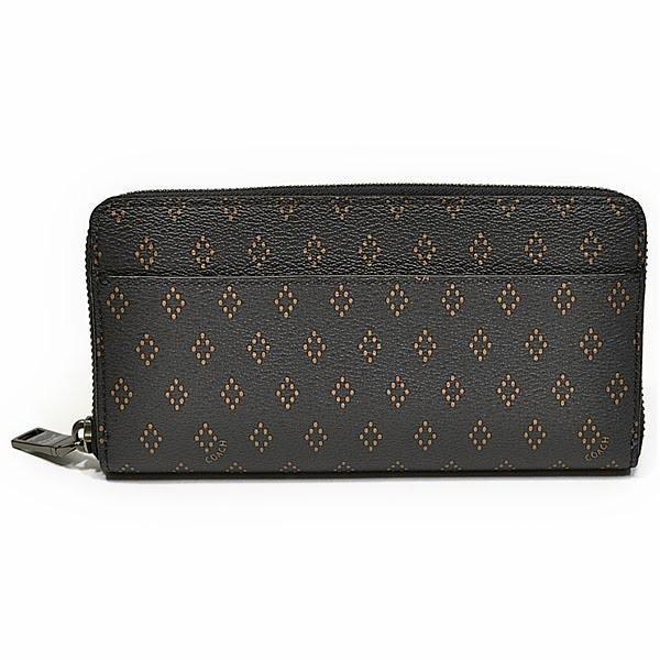 【並行輸入品】 コーチ COACH 財布 長財布 メンズ F75405 F10 PVC ダイヤモンド フーラード プリント アコーディオン ジップアラウンド ファスナー | COACH
