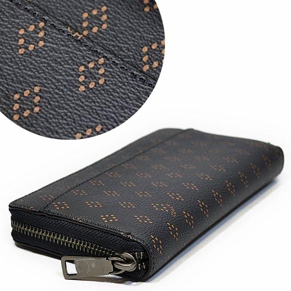 【並行輸入品】 コーチ COACH 財布 長財布 メンズ F75405 F10 PVC ダイヤモンド フーラード プリント アコーディオン ジップアラウンド ファスナー | COACH | 01