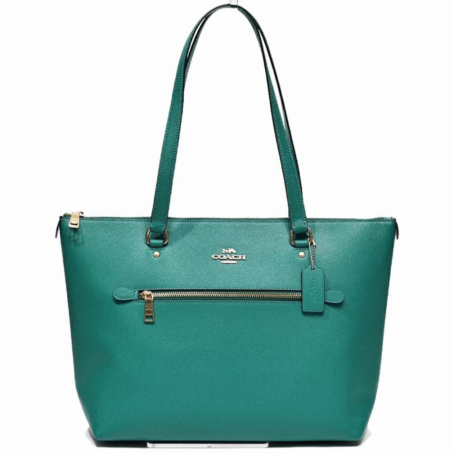 【並行輸入品】 コーチ トート バッグ COACH 79608 F79608 IMTEA レザー ギャラリートート ティール | COACH