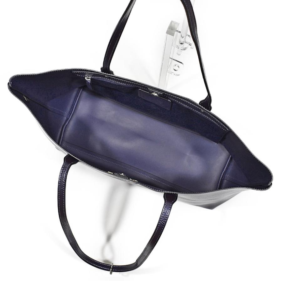 【並行輸入品】 訳あり コーチ トート バッグ COACH F79983 SVPR3 メタリック レザー タウン トート メタリックブルーカデット | COACH | 04