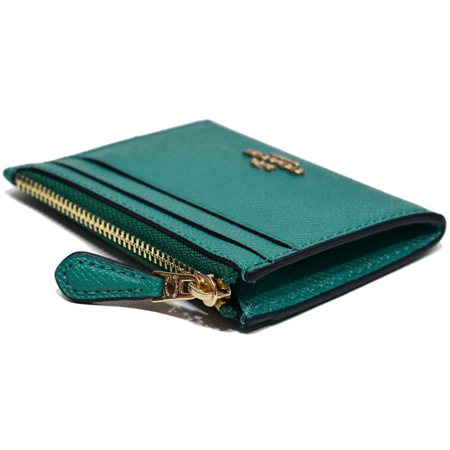 【並行輸入品】 コーチ COACH 小銭入れ コインケース カードケース 名刺入れ F88250 IMTEA レザー ID ミニ スキニー ティール | COACH | 02