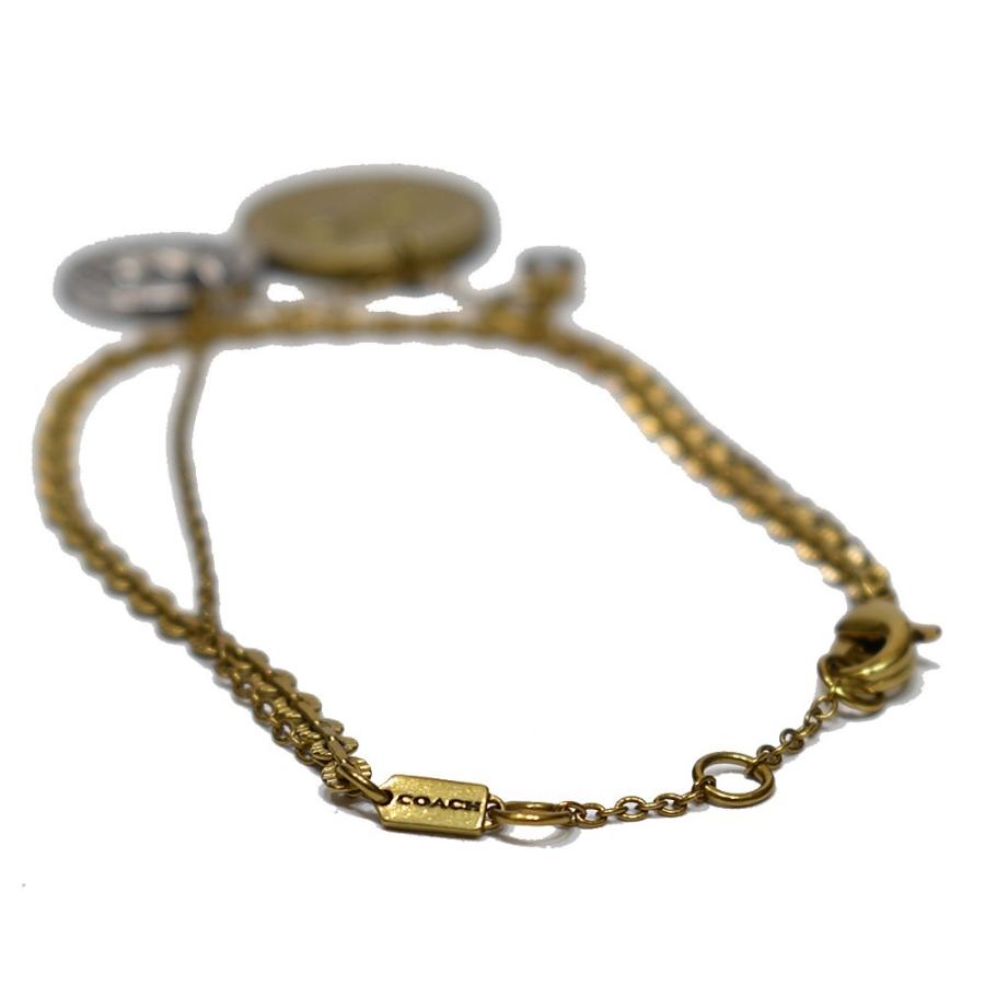 【並行輸入品】 コーチ COACH アクセサリー ブレスレット 89854 A31 ホース アンド キャリッジ コイン ブレスレット ゴールド/シルバー | COACH | 04