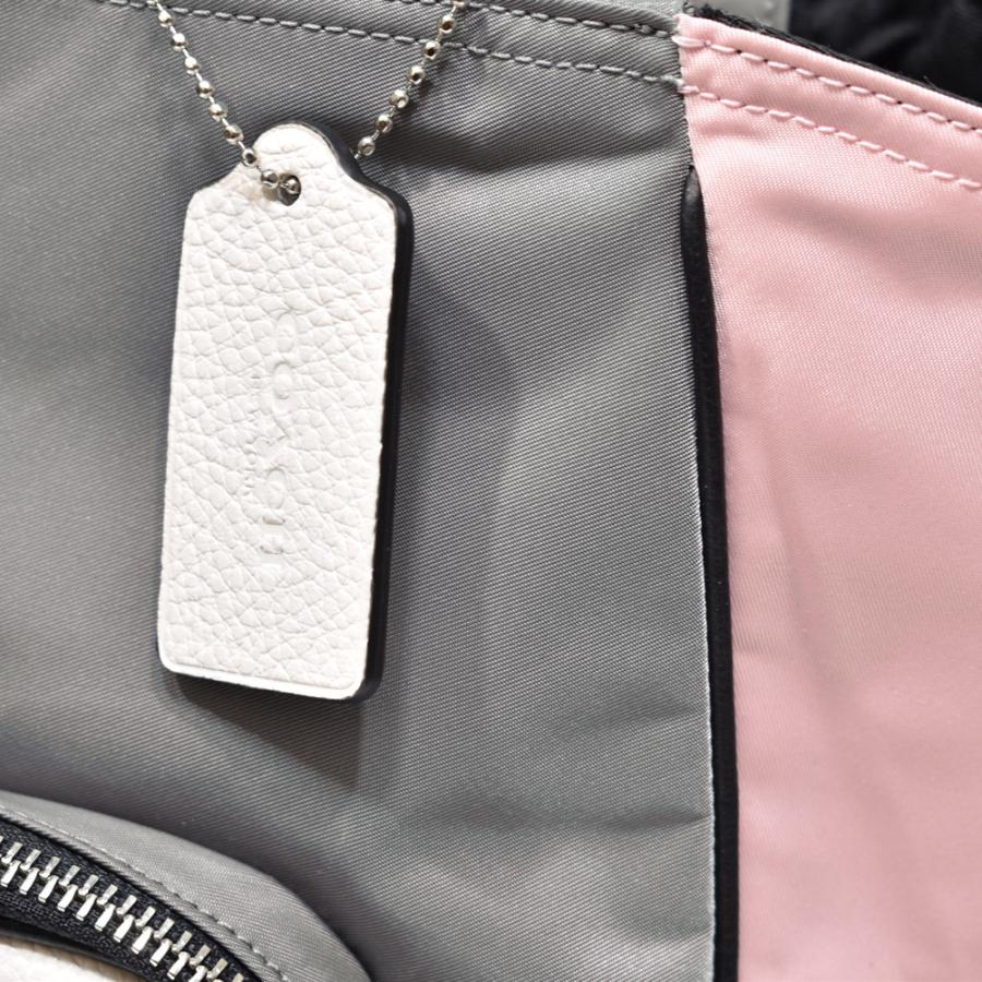 【並行輸入品】 訳あり コーチ トート バッグ COACH 91157 SVMVS カラーブロック ナイロン トート トート ヘザーグレーマルチカラー | COACH | 05