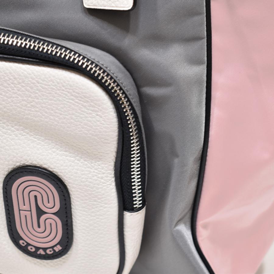 【並行輸入品】 訳あり コーチ トート バッグ COACH 91157 SVMVS カラーブロック ナイロン トート トート ヘザーグレーマルチカラー | COACH | 06