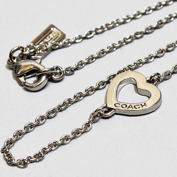 【並行輸入品】 コーチ アクセサリー ネックレス COACH F99935 SV/SV オープンハート チェーン ネックレス | COACH | 03