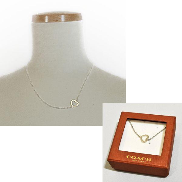 【並行輸入品】 コーチ アクセサリー ネックレス COACH F99935 SV/SV オープンハート チェーン ネックレス | COACH | 05