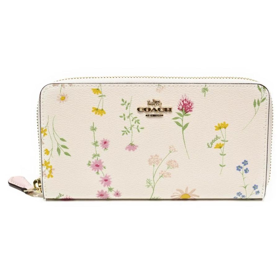 コーチ COACH 長財布 C0033 IMCAH ワイルド フラワー プリント PVC