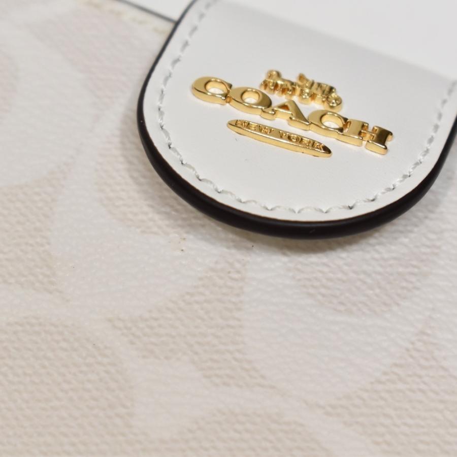 COACH コーチ　折り財布　シグネチャー チョーク　ホワイト　白色二つ折り財布 COACH コーチ 折り財布 シグネチャー チョーク ホワイト 白色二つ折り