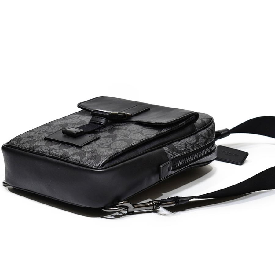 【美品】COACH コーチ ボディバッグ PVC ショルダーバッグ メンズ 黒 COACH（コーチ） 【並行輸入品】 ショルダー ボディー バッグ C2711