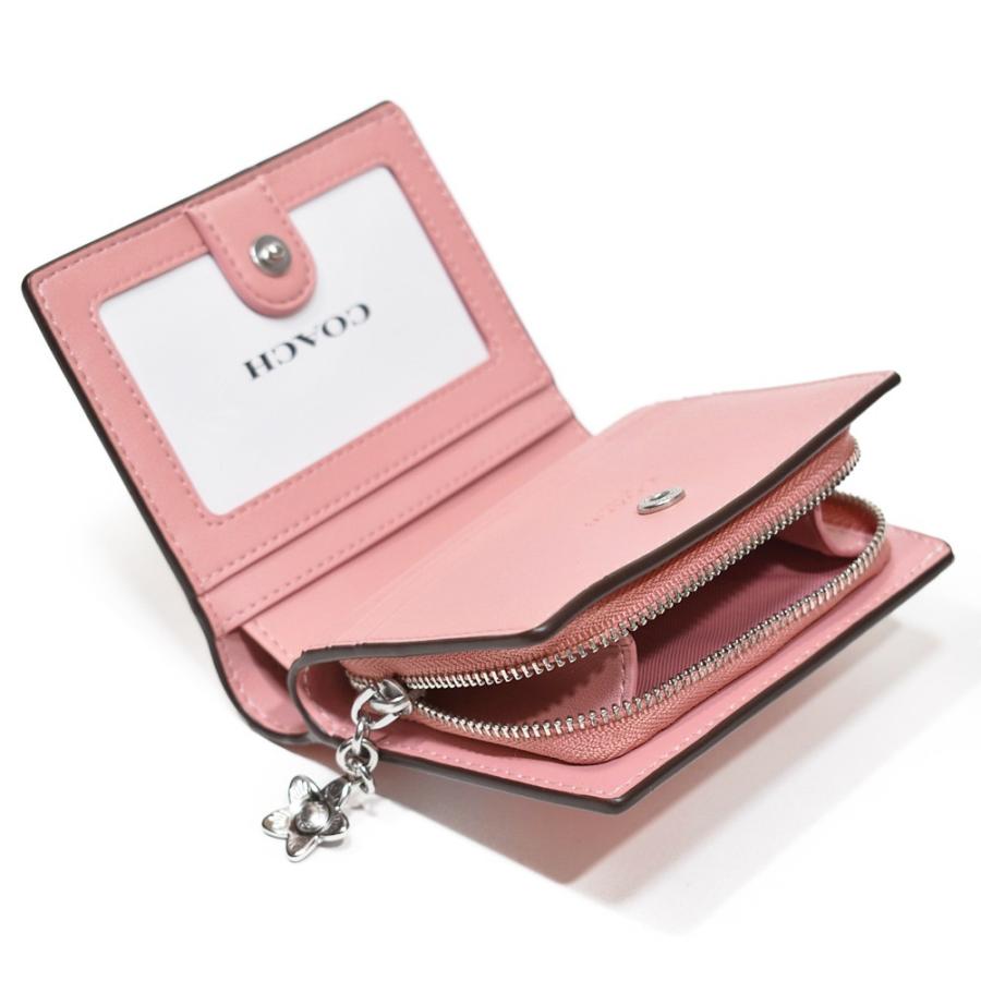 【並行輸入品】 訳あり コーチ COACH 財布 折財布 C2889 SVSEQ デイジー プリント 2つ折り スナップ ウォレット 箱付き バブルガムマルチ | COACH | 04