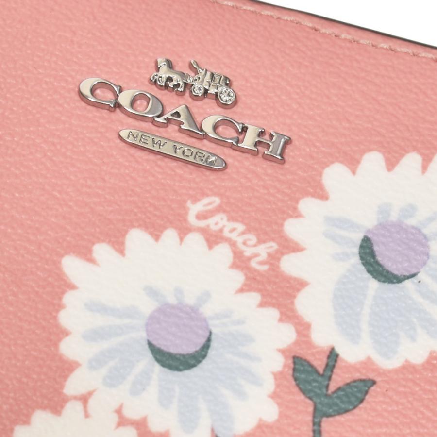 【並行輸入品】 訳あり コーチ COACH 財布 折財布 C2889 SVSEQ デイジー プリント 2つ折り スナップ ウォレット 箱付き バブルガムマルチ | COACH | 05