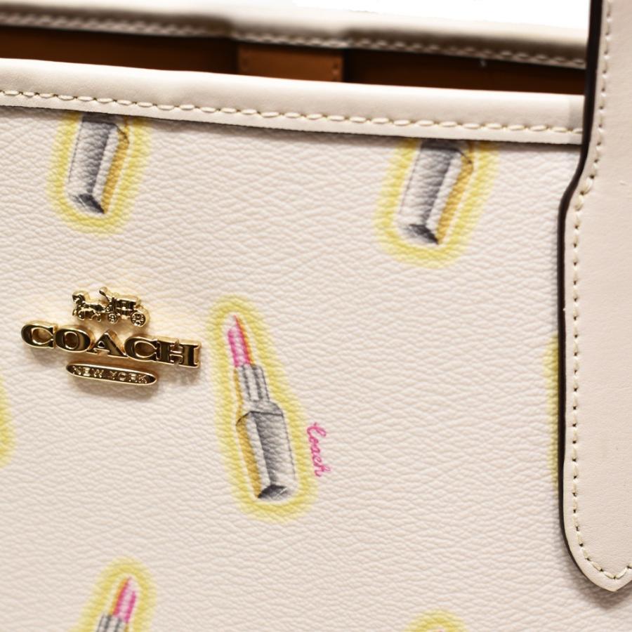 【並行輸入品】 コーチ トート バッグ COACH C3246 IMSIT リップスティック プリント シティ トート チョークマルチ | COACH | 05