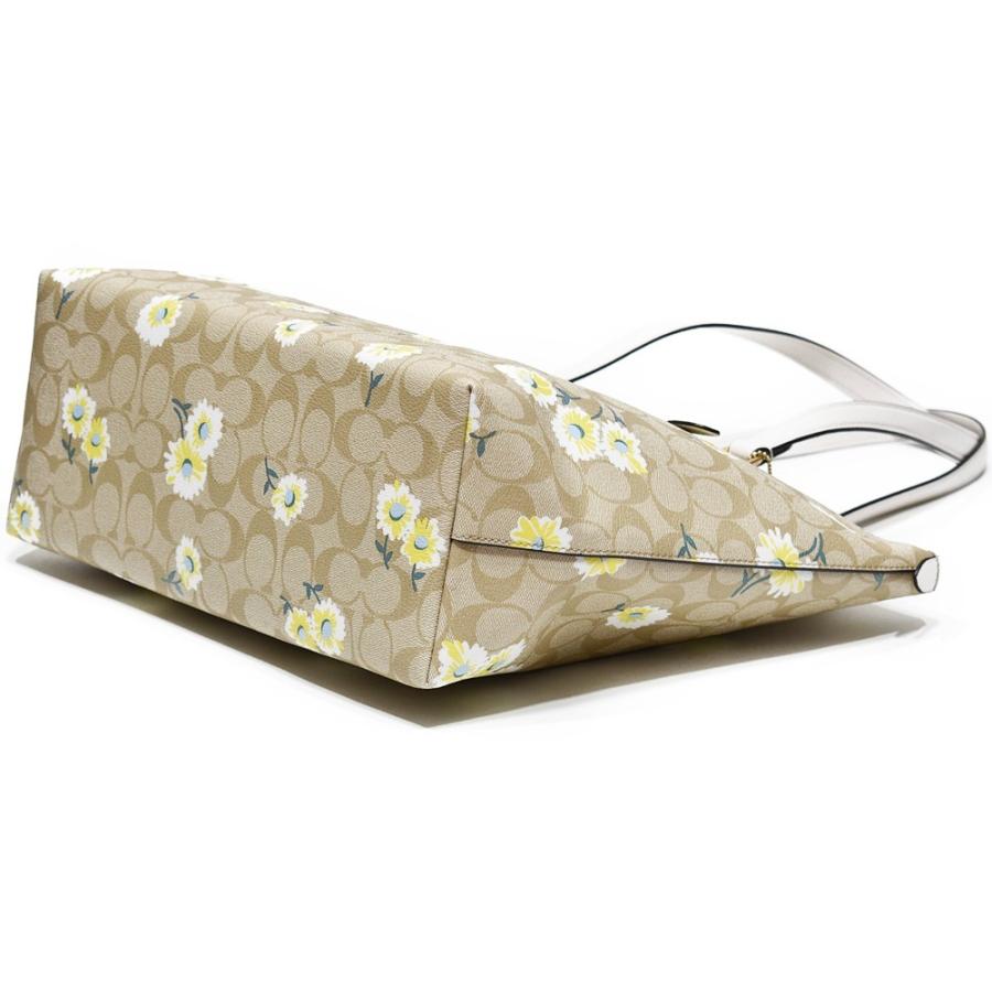 【並行輸入品】 コーチ トート バッグ COACH C3252 IMOTV デイジー 花柄 プリント PVC シグネチャー ギャラリートート ライトカーキ/チョークマルチ | COACH | 02