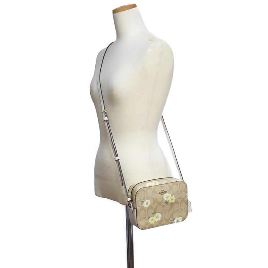 【並行輸入品】 コーチ COACH 斜め掛け ショルダー バッグ ポシェット C3354 IMOTV デイジー 花柄 プリント ミニ カメラバッグ ライトカーキ/チョークマルチ | COACH | 02