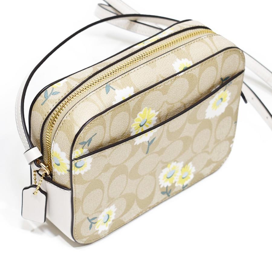 【並行輸入品】 コーチ COACH 斜め掛け ショルダー バッグ ポシェット C3354 IMOTV デイジー 花柄 プリント ミニ カメラバッグ ライトカーキ/チョークマルチ | COACH | 04