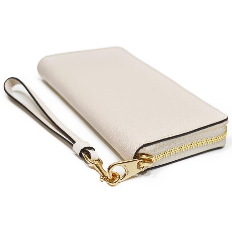【並行輸入品】 コーチ COACH 財布 長財布 C3441 IMCHK クロスグレインレザー ロング ジップ アラウンド ウォレット チョーク | COACH | 01