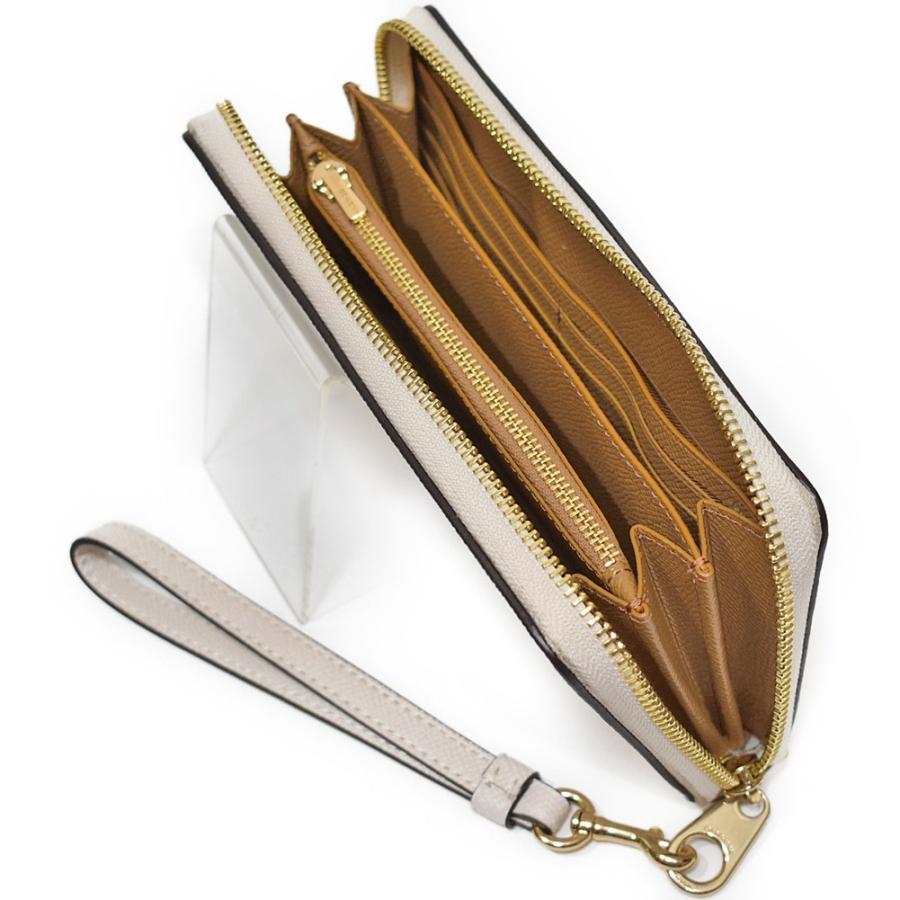 【並行輸入品】 コーチ COACH 財布 長財布 C3441 IMCHK クロスグレインレザー ロング ジップ アラウンド ウォレット チョーク | COACH | 02