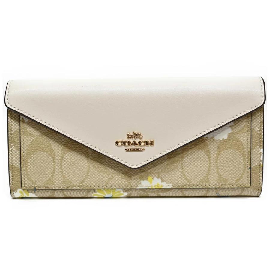 COACH（コーチ） 【並行輸入品】 財布 長財布 C3721 IMOTV デイジー 花
