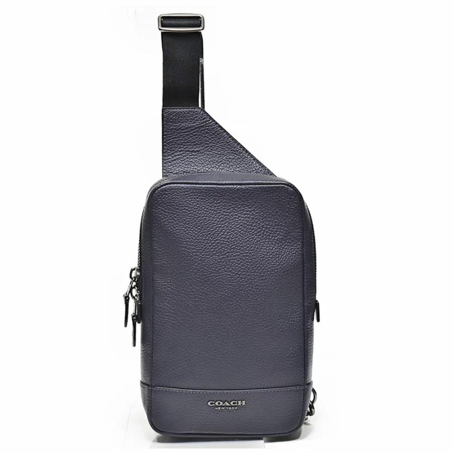 【並行輸入品】 コーチ COACH ショルダー ボディー バッグ C4133 QBSP2 ターナー レザー スリング パック ミッドナイト ジュエル ブルー | COACH