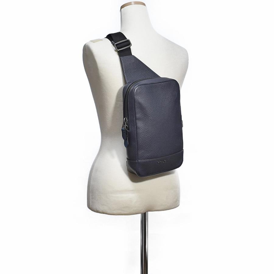【並行輸入品】 コーチ COACH ショルダー ボディー バッグ C4133 QBSP2 ターナー レザー スリング パック ミッドナイト ジュエル ブルー | COACH | 01