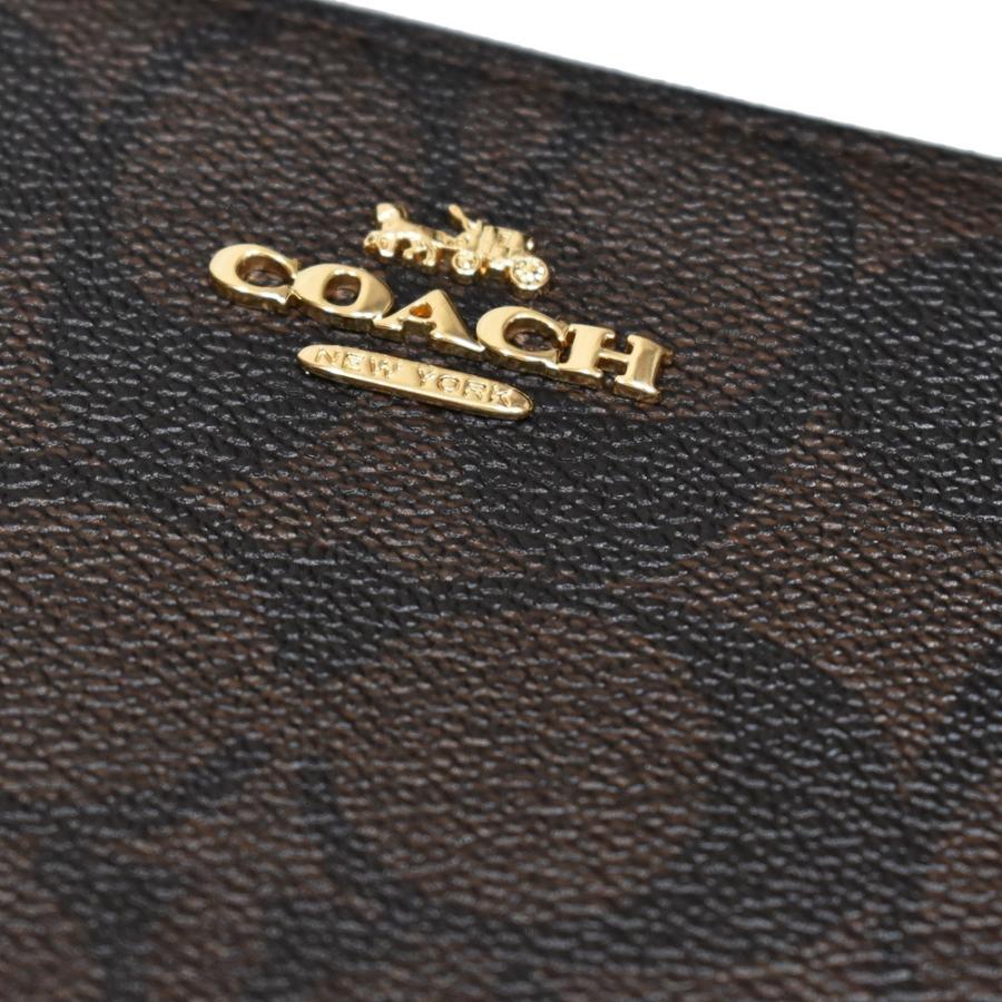 【並行輸入品】 コーチ COACH 財布 長財布 C4452 IMAA8 シグネチャー ロング ジップ アラウンド ウォレット ブラウン/ブラック | COACH | 04