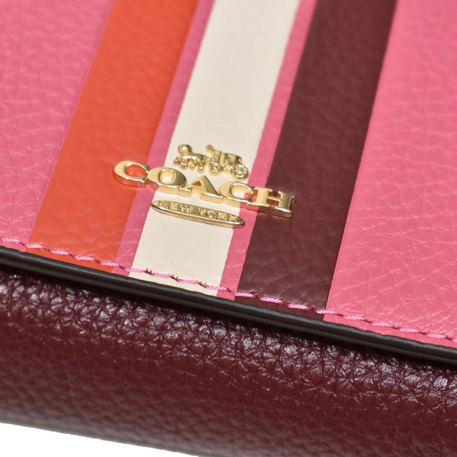【並行輸入品】 コーチ 財布 三つ折り財布 折り財布 ミニ財布 レディース COACH アウトレット C4525 IMSQ0 レザー３つ折り スモール ウォレット ピンク | COACH | 06