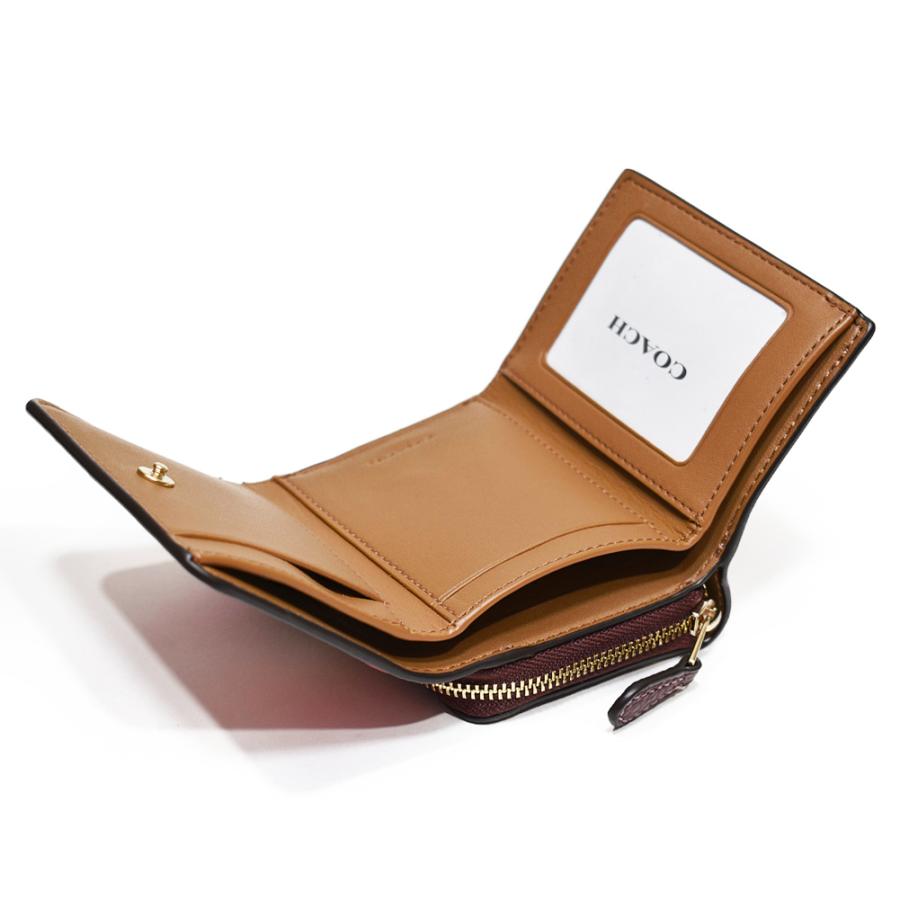 【並行輸入品】 コーチ 財布 三つ折り財布 折り財布 ミニ財布 レディース COACH アウトレット C4525 IMSQ0 レザー３つ折り スモール ウォレット ピンク | COACH | 04