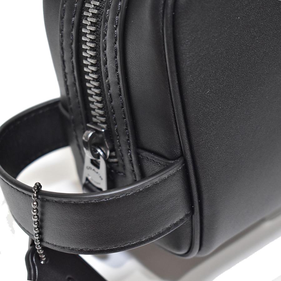 コーチ バッグ セカンドバッグ アクセサリーポーチ ポーチ メンズ レディース ブランド COACH CAT30 QB/BK レザー ブラック 黒 革 本革 | COACH | 08