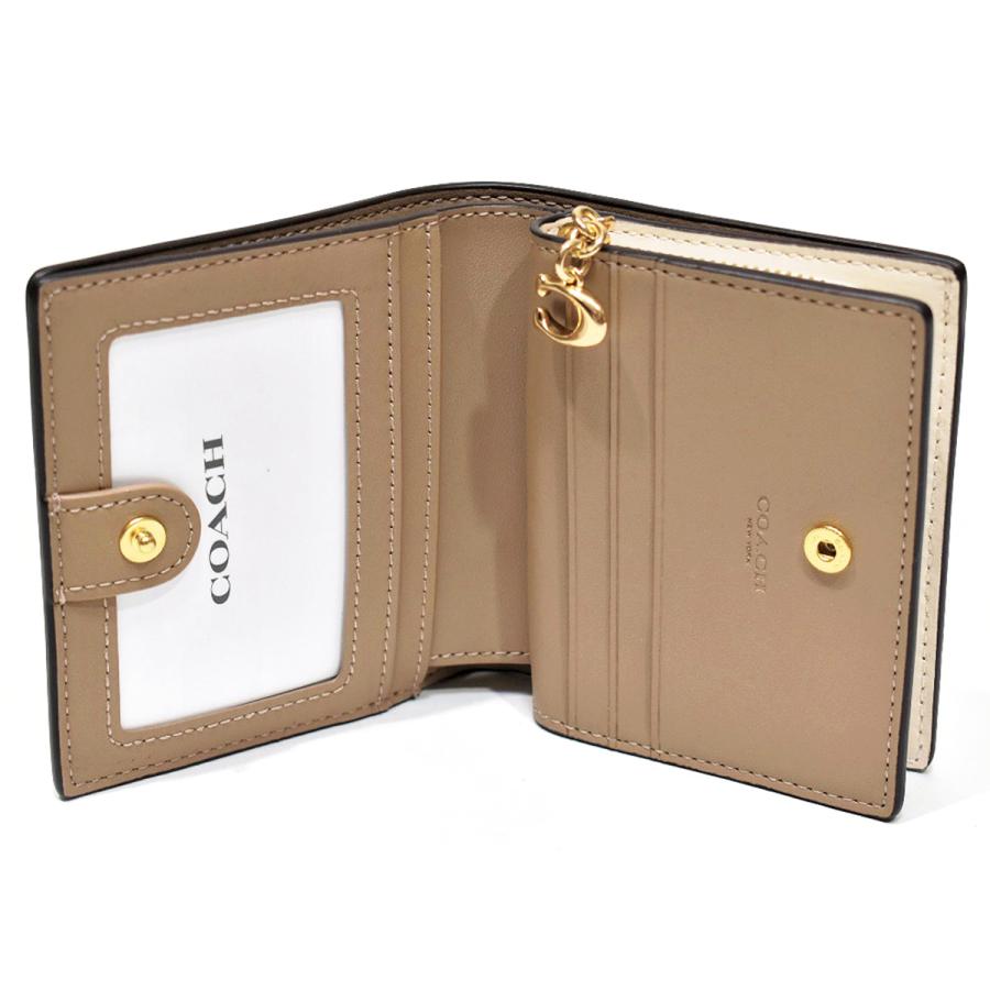 【並行輸入品】 コーチ 折り財布 二つ折り 二つ折り財布 財布 ミニ財布 レディース 花柄 アウトレット COACH シグネチャー CH477 IMOT4 ライトカーキ | COACH | 03