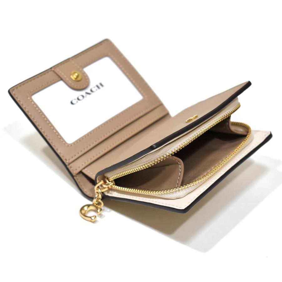 【並行輸入品】 コーチ 折り財布 二つ折り 二つ折り財布 財布 ミニ財布 レディース 花柄 アウトレット COACH シグネチャー CH477 IMOT4 ライトカーキ | COACH | 05