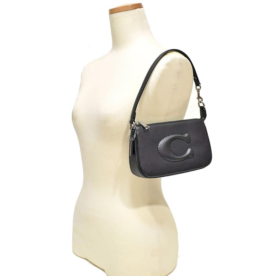 COACH✨コーチ　アクセサリーポーチ　ハンドバッグ 10951 COACH コーチ ハンドバッグ アクセサリーポーチ レザー ブラック