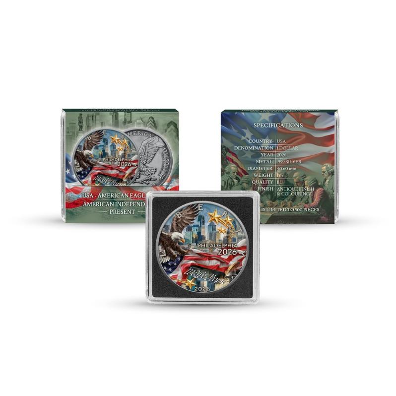 2026 アメリカンイーグル アメリカ独立250周年「Present（現在）」銀貨