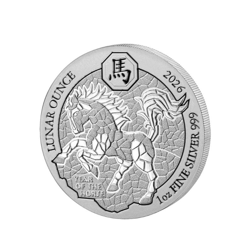 2026 ルワンダ 干支 馬（Year of the Horse）銀貨 1oz Ag999 BU : 世界