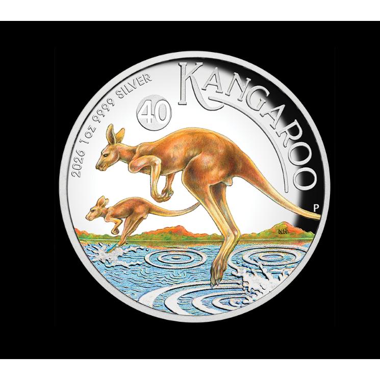 2026 オーストラリア カンガルー 銀貨 1oz Ag999.9 ハイレリーフ