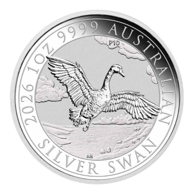 【純銀9999 2026年発行・スワン】オーストラリア発 2026 オーストラリア スワン 銀貨 1oz Ag999.9 BU : 世界の紙幣 金 銀