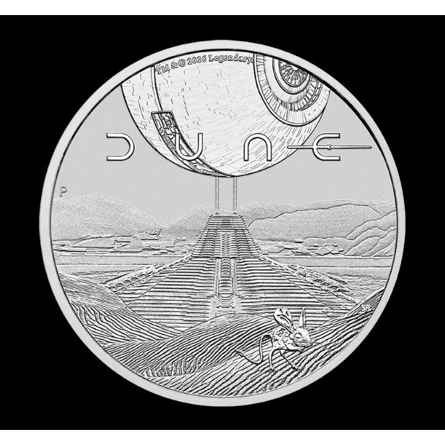 2026 ツバル DUNE デューン 銀貨 1oz Ag999.9 BU : 世界の紙幣 金 銀