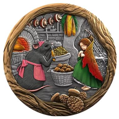 2026 ニウエ 親指姫（Thumbelina）銀貨 1oz Ag999 アンティーク仕上げ