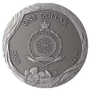 2026 ニウエ 親指姫（Thumbelina）銀貨 1oz Ag999 アンティーク仕上げ