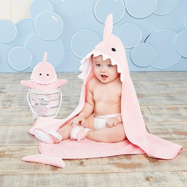 ベビー フード付きタオル ブーティー ボディタオル 3点セット ギフト用ディスプレイ入り 出産祝い Baby Aspen ベビーアスペン