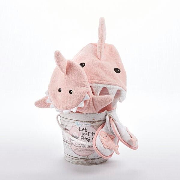 ベビー フード付きタオル ブーティー ボディタオル 3点セット ギフト用ディスプレイ入り 出産祝い Baby Aspen ベビーアスペンの画像